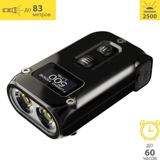 Наключный фонарь NITECORE TINI2 SS OSRAM P2 21928